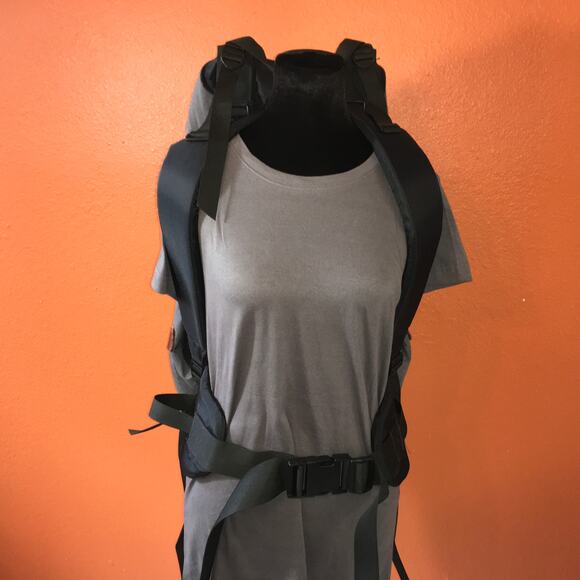 LL Bean Backpack Duffle Bag Gray Tactical Survival Rucksack X Large Vintage - Picture 4 of 15